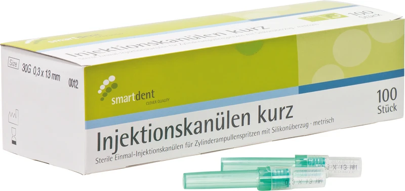 smart Injektionskanülen  Packung  100 Stück Ø 0,3 x 13 mm
