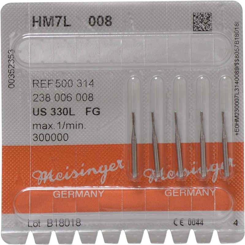 HM-Bohrer 7L  Packung  5 Stück FG, Figur 238, 3,6 mm, ISO 008