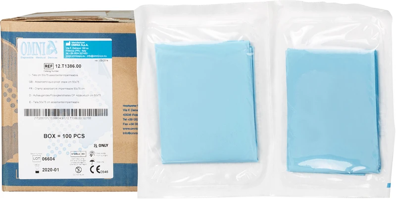 OP Abdecktuch  Packung  100 Stück 50 x 75 cm