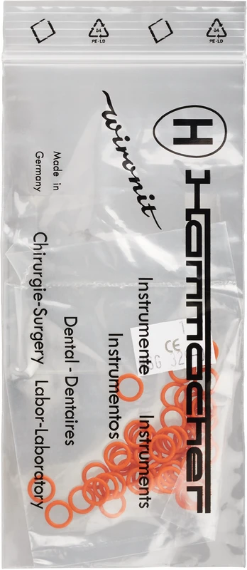 Farbringe  Beutel  48 Stück orange