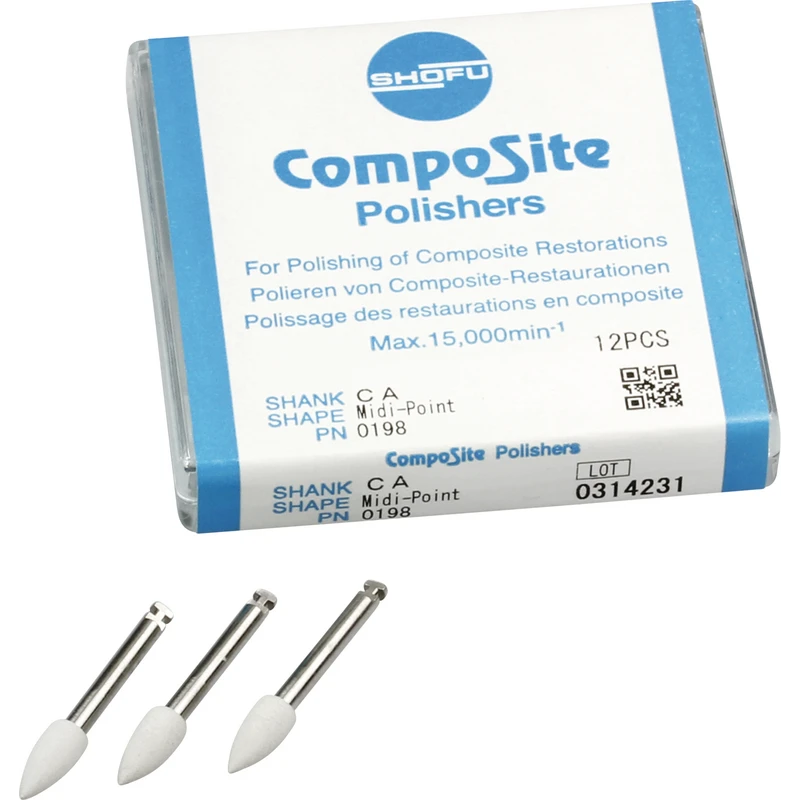 CompoSite  Packung  12 Stück Standard, RA, Figur Midispitze, ISO 040