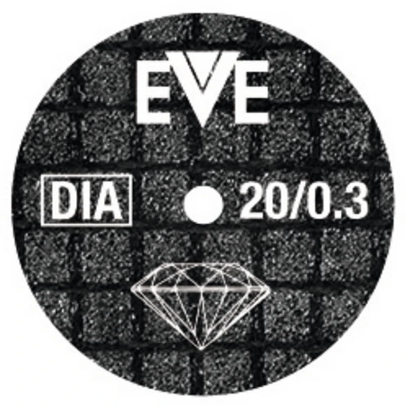 FIBERCUT  Packung  10 Stück FCD20\03, HP, weiß Diamant, Ø 20 x 0,3 mm