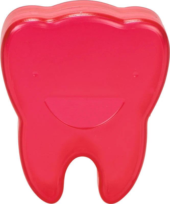 Zahnboxen  Stück  rot, Abmessung (65 x 55 x 15 mm)