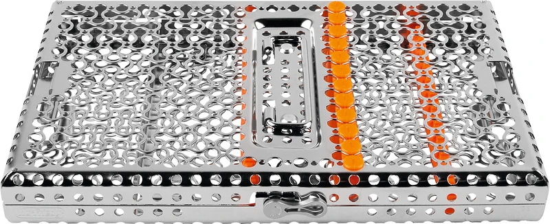 IMS Container Kassette  Stück  für 12 Instrumente, orange