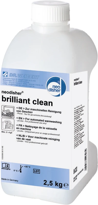 neodisher® brilliant clean   Karton  6 x 2,5 kg Flasche