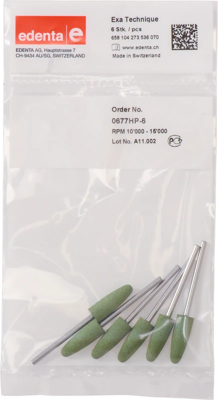 Exa Technique  Packung  6 Stück grün grob, HP, Figur 273, 20 mm, ISO 070