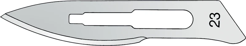 Klingen steril  Packung  100 Stück Figur 23