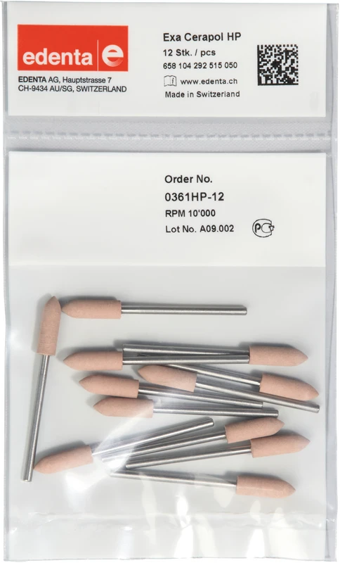 Exa Cerapol  Packung  12 Stück rosa, HP, Figur 292, 16 mm, ISO 050