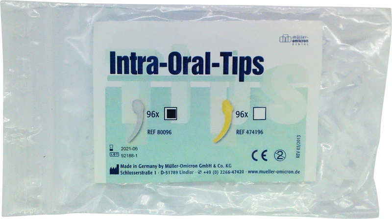 Müller-Omicron Intraoraltip transparent  Packung  96 Stück