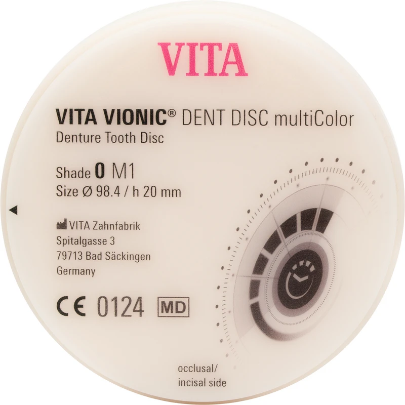 VITA VIONIC® DENT DISC multiColor  Stück  Ø 98,4 mm, H 20 mm, 0M1