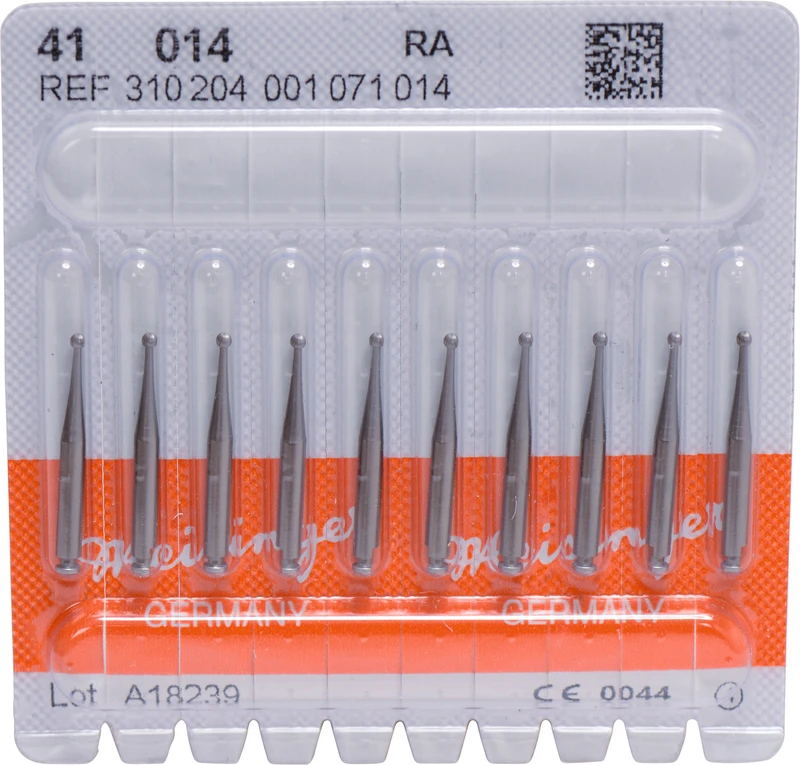 Stahlfinierer 41  Packung  10 Stück RA, Figur 001 Kugel, ISO 014