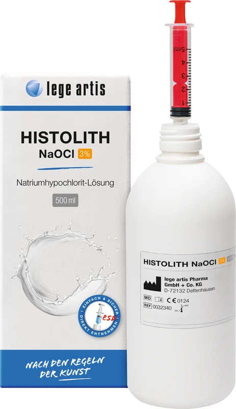 HISTOLITH NaOCl 3%  Flasche  500 ml Lösung mit ESD-Entnahmesystem