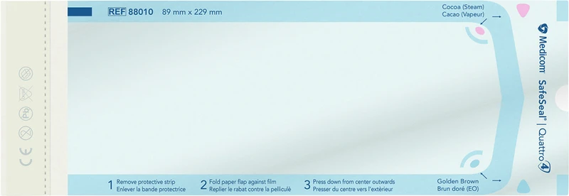 Medicom® SafeSeal® Quattro Sterilisationstüten  Packung  200 Stück 89 x 229 mm