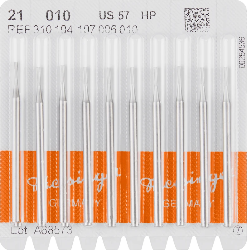 Stahlbohrer 21  Packung  10 Stück HP, Figur 107, 4,2 mm, ISO 010