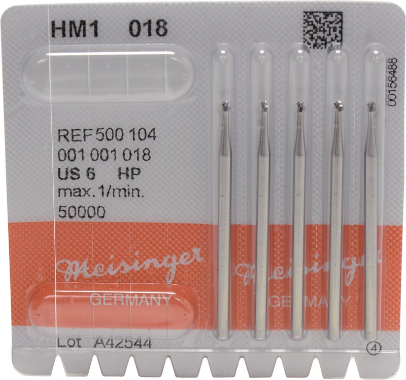 HM-Bohrer 1  Packung  5 Stück HP, Figur 001, ISO 018