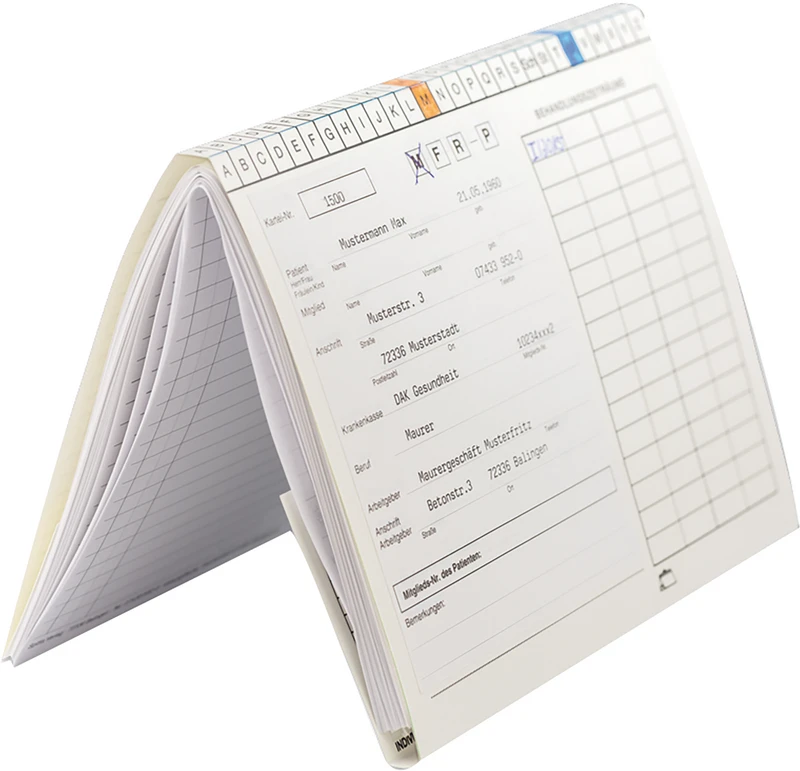 Maxi-Karteikarte A5   Packung  150 Stück weiß