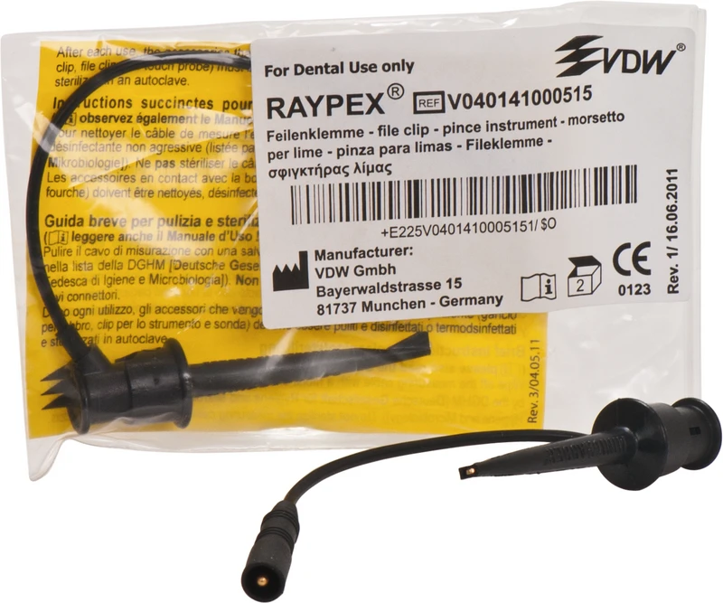 Raypex® Feilenklemmen  Packung  2 Stück autoklavierbar