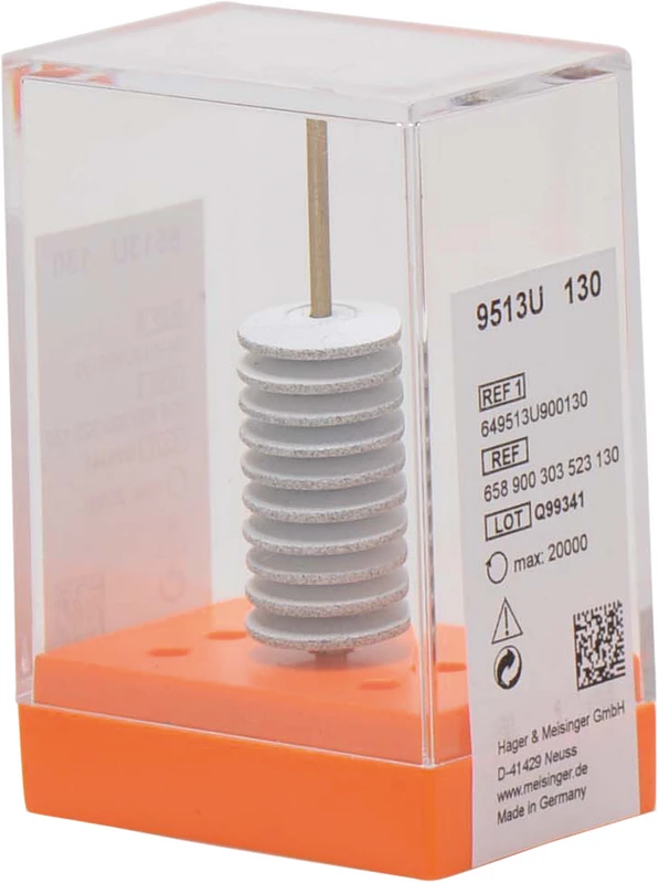 Universalpolierer 9513U  Packung  10 Stück unmontiert, weiß, Figur 303, 2,5 mm, ISO 130