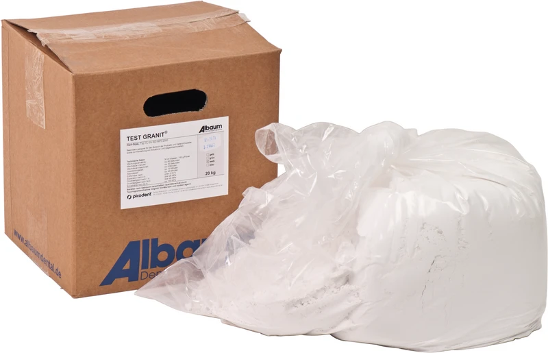 Test-Granit  Karton  20 kg weiß