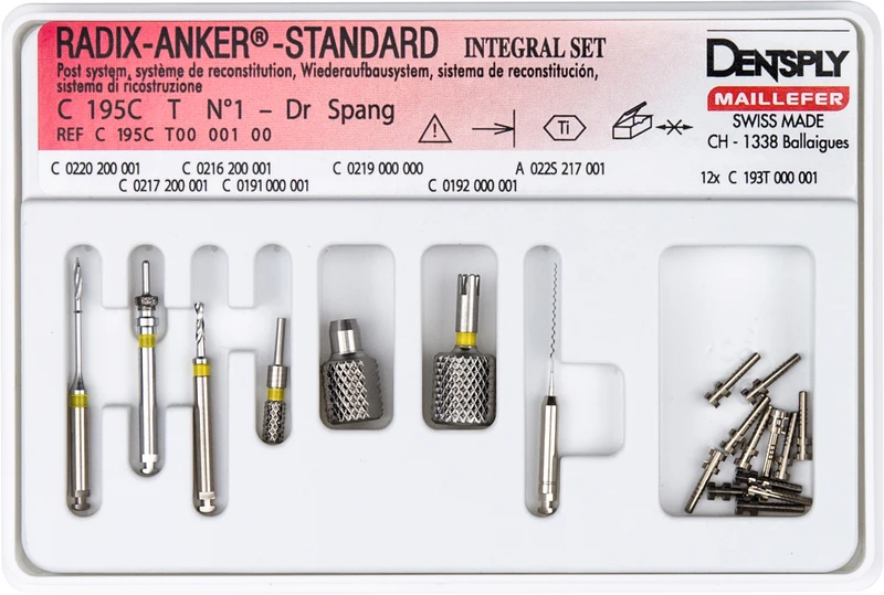 RADIX-ANKER-STANDARD  Set  Titan Gr. 1