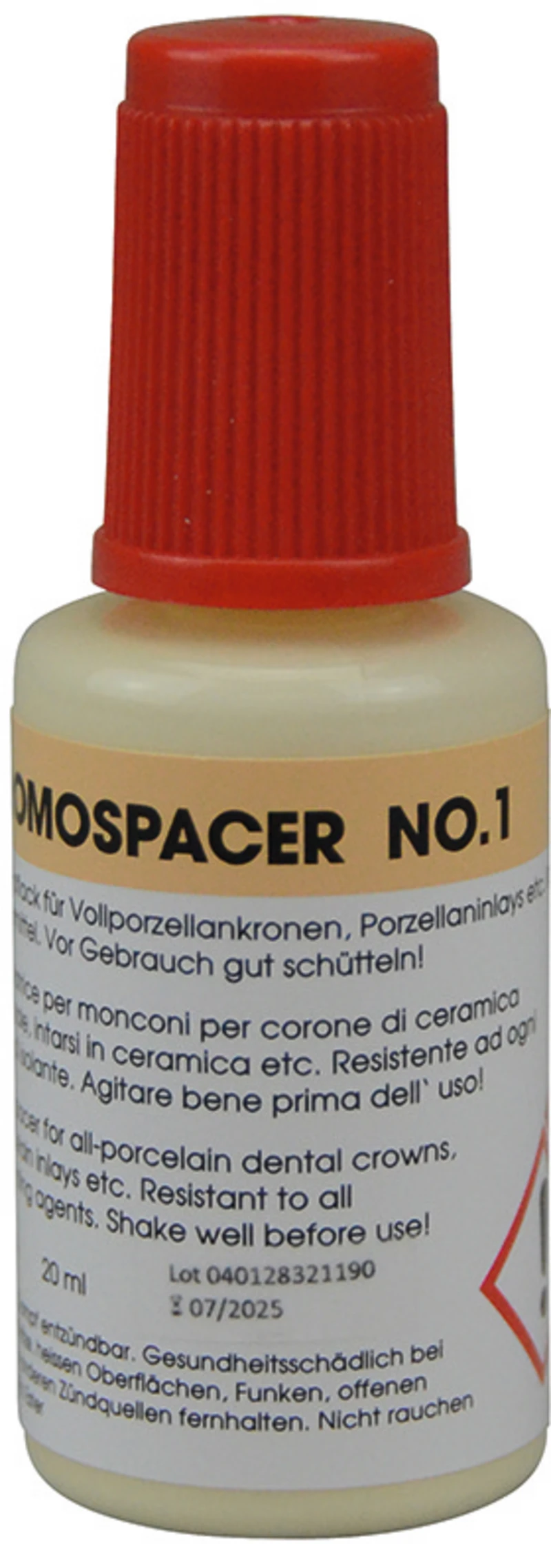 Chromospacer  Flasche  20 ml Stumpflack elfenbein