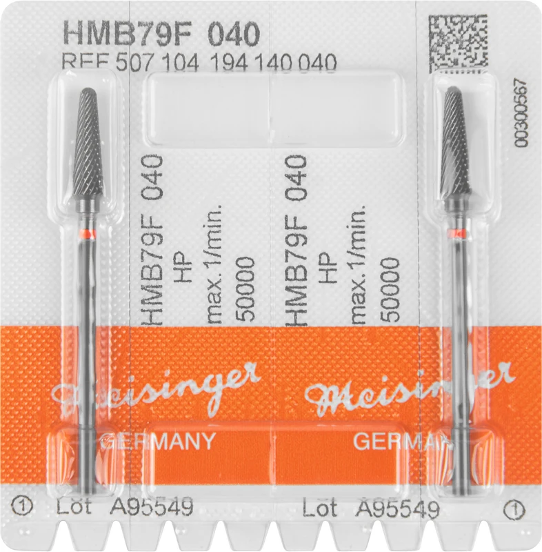 Black Cobra HM 79  Packung  2 Stück kreuzverzahnt, rot fein, HP, Figur 194, 14,2 mm, ISO 040