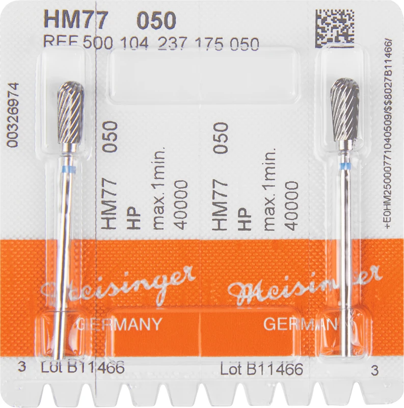 HM-Fräser S  Packung  2 Stück blau standard, HP, Figur 237, 10,7 mm, ISO 050