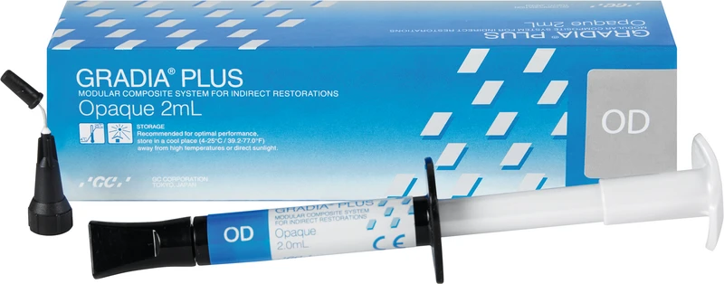 GC GRADIA® PLUS  Spritze  2 ml Paste Opaker OD