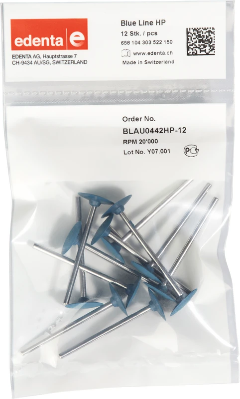 Blue Line  Packung  12 Stück blau, HP, Figur 303, 2,5 mm, ISO 150