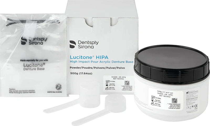 Lucitone® HIPA  Flasche  500 g Pulver opaque geadert