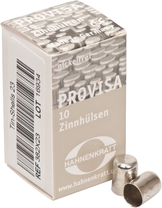 PROVISA Schutzhülsen Zinn  Packung  10 Stück 23