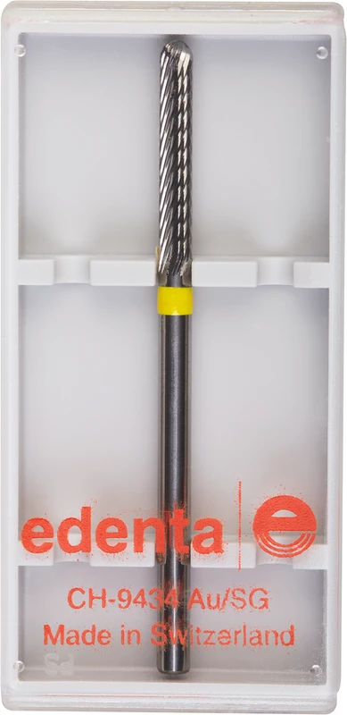 HM-Fräser Schliff 60  Stück  Einfachverzahnung, gelb superfein, HP, Figur 137, 16 mm, ISO 023