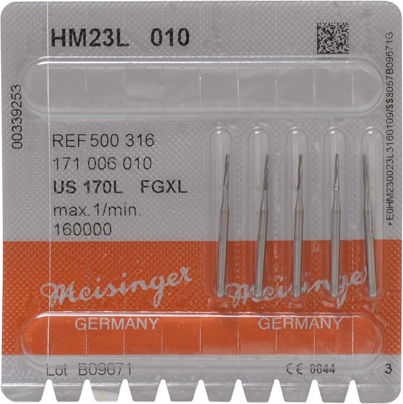 HM-Bohrer 23L  Packung  5 Stück FGXL, Figur 171, 6,3 mm, ISO 010