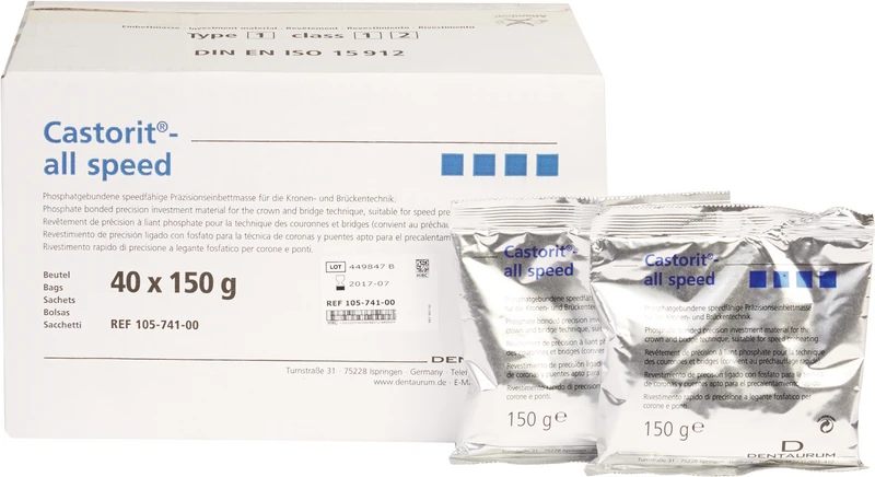 Castorit® all speed   Packung  40 x 150 g Beutel