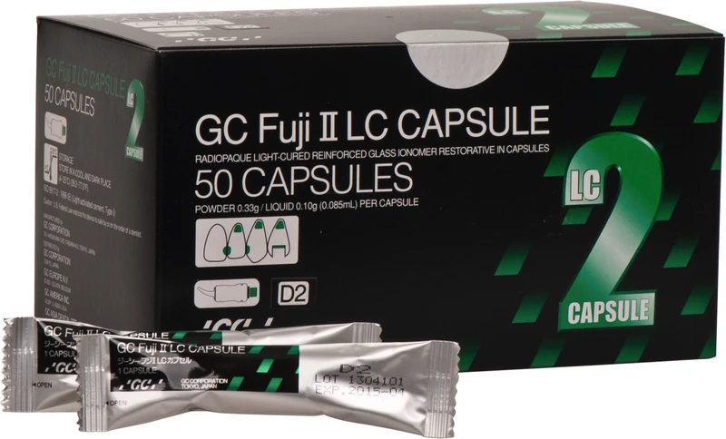 GC Fuji® II LC Capsule Improved  Packung  50 Kapseln D2