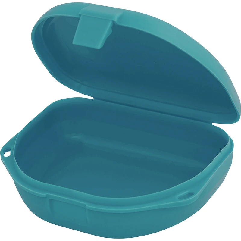 Schienen\Retainerboxen   Packung  144 Stück flach, türkis