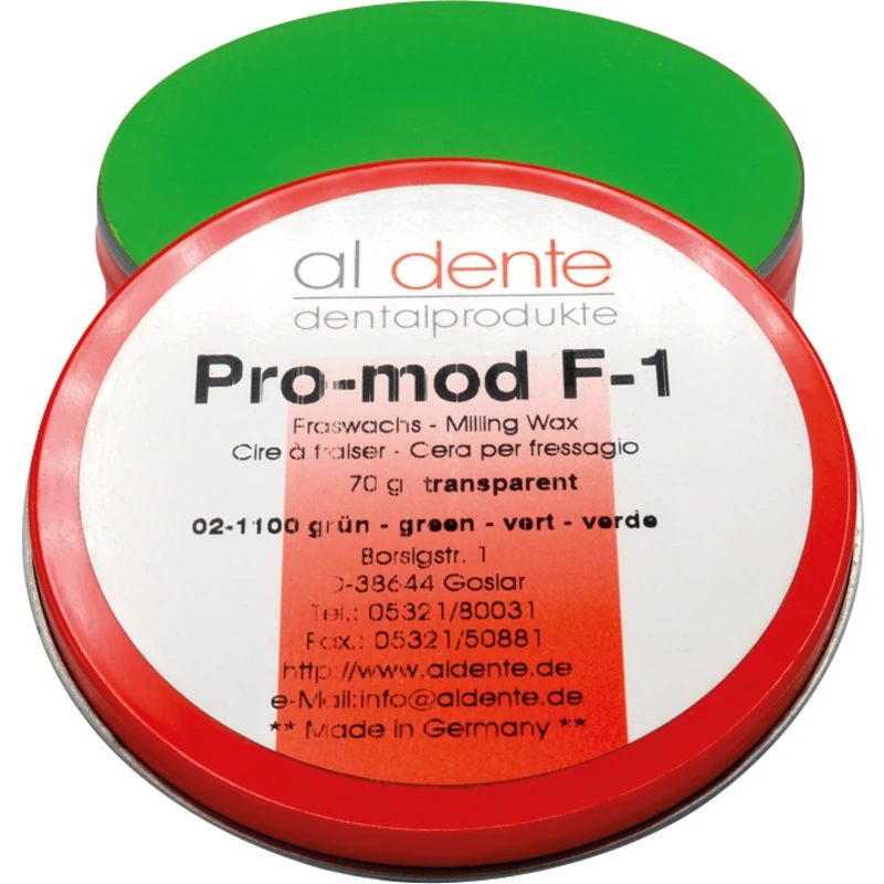 Pro-Mod F-1  Dose  70 g grün transparent