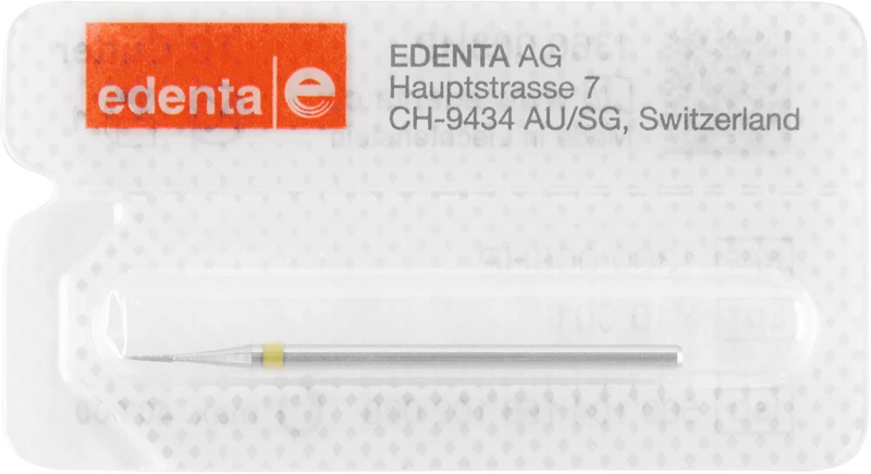 HM-Fräser Schliff 60  Stück  Einfachverzahnung, gelb superfein, HP, Figur 196, 4 mm, ISO 008