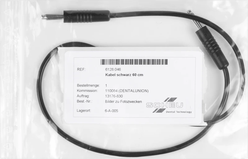 Kabel für Impulsfixator  Stück  schwarz, 60 cm
