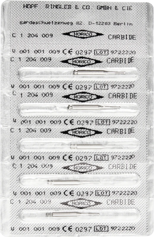 HM-Bohrer C1  Packung  5 Stück RA, Figur 001, ISO 009