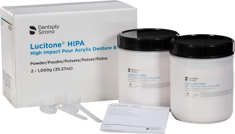 Lucitone® HIPA  Flasche  1 kg Pulver opaque geadert