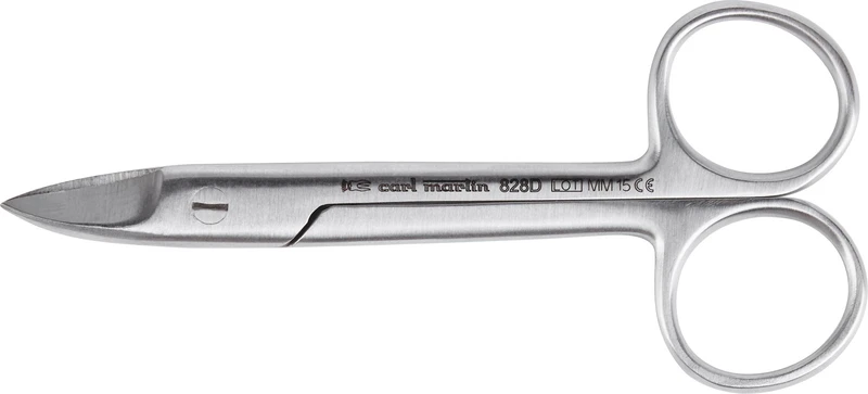 Kronenscheren nach Beebee  Stück  828D, gebogen, gezahnt