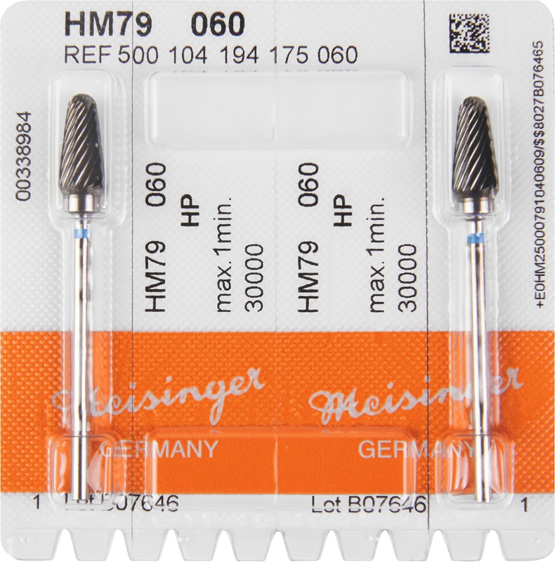 HM-Fräser S  Packung  2 Stück blau standard, HP, Figur 194, ISO 060