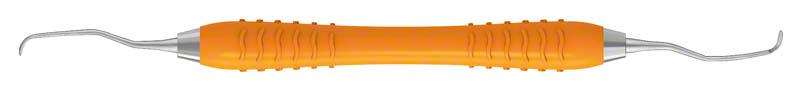 Omni Kürette  Stück  gracey, Figur 11\12, Silikongriff  orange