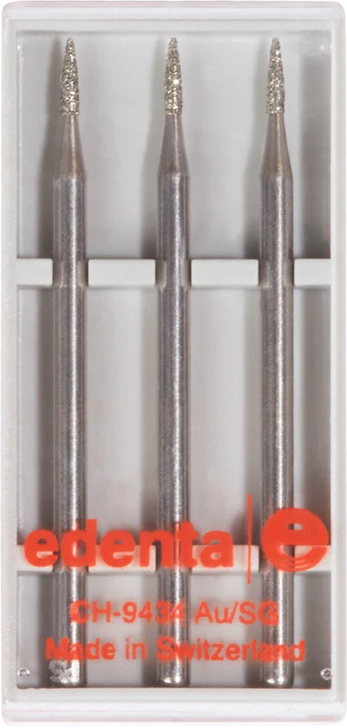 Diamanten 860  Packung  3 Stück Standard, HP, Figur 247 Flamme, 5 mm, ISO 012