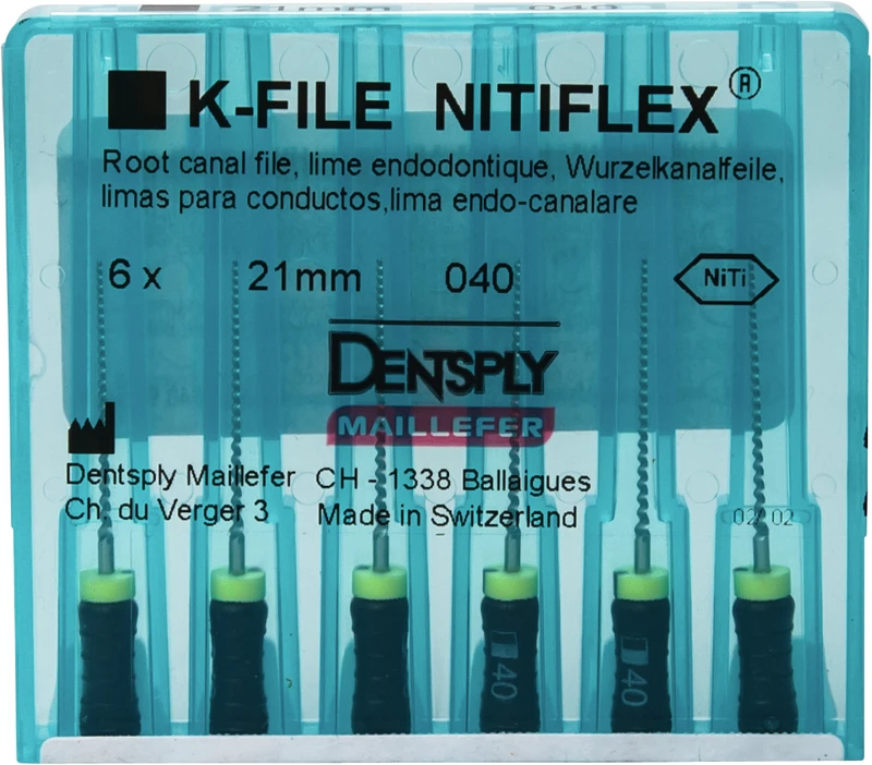 File NiTiflex  Packung  6 Stück 21 mm ISO 040