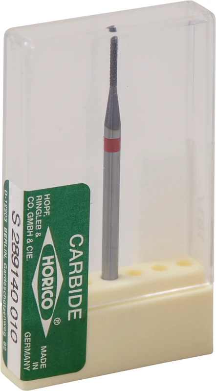 HM-Fräser 289  Stück  schwarz beschichtet, Kreuzverzahnung, rot fein, HP, Figur S289, 8 mm, ISO 010