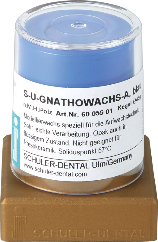 S-U-Gnathowachs-A  Kegel  45 g blau