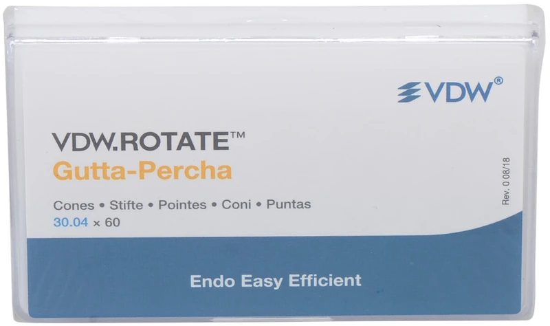 VDW.ROTATE Gutta-Percha  Packung  60 Stück Taper.04 ISO 030