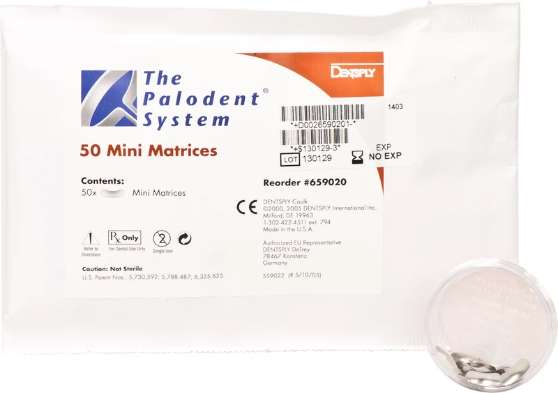 Palodent® Teilmatrizensystem  Nachfüllpackung  50 Matrizen mini